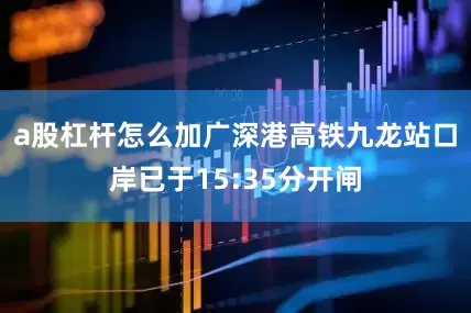 a股杠杆怎么加广深港高铁九龙站口岸已于15:35分开闸